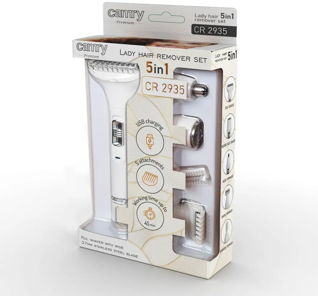 Camry CR 2935 Multi-functionele Trimmer Set - 4 Stuks - afbeelding 6 van 6
