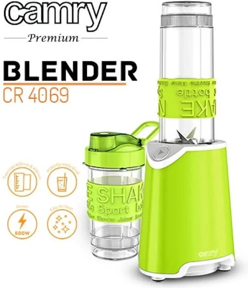 Camry CR 4069 Personal Blender 800W - Groen - afbeelding 5 van 6