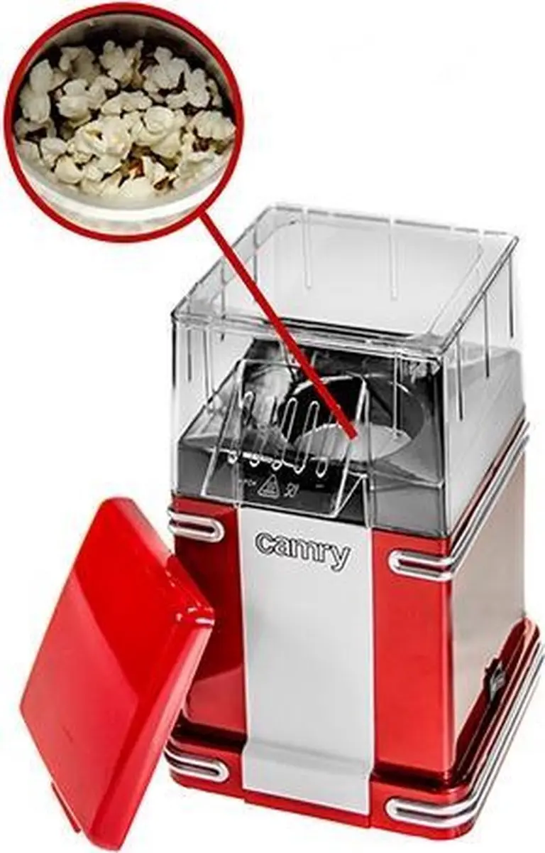 Camry CR 4480 Popcornmachine - 1200W - Rood - afbeelding 5 van 6