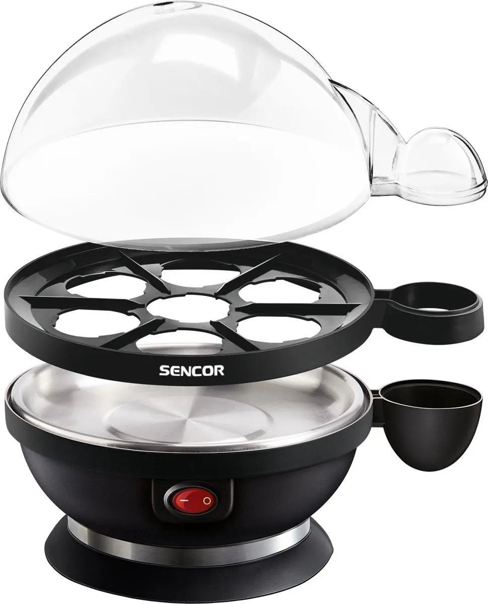Sencor SEG 710BP Eierkoker 7 Stuks - 380W - Zwart - afbeelding 4 van 5