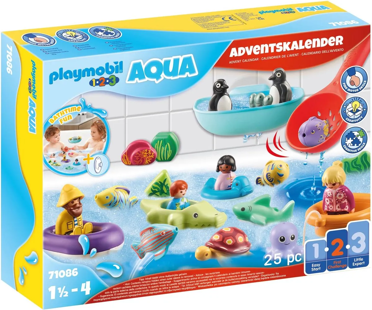 Playmobil 1.2.3 Aqua Adventskalender 2022