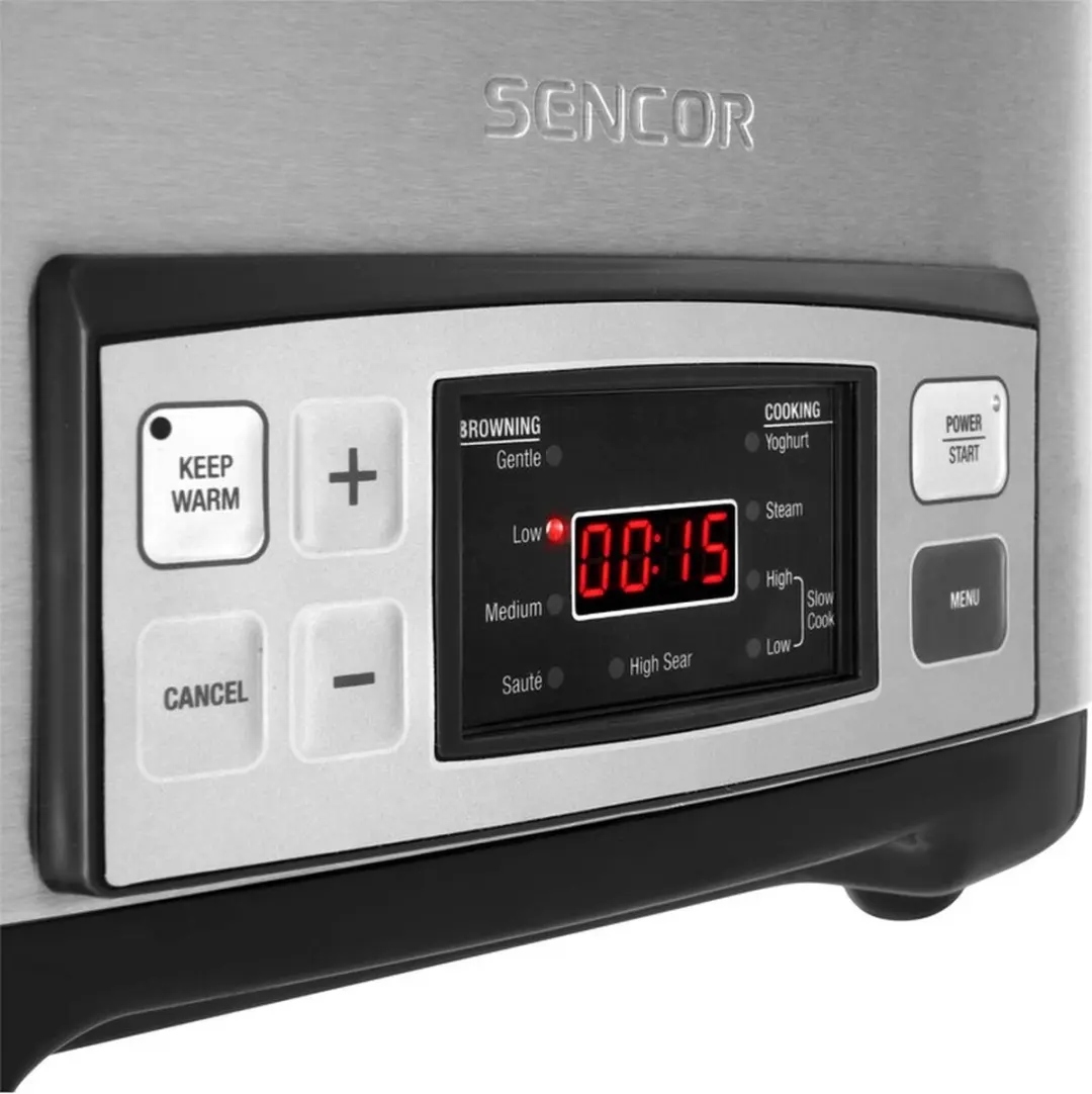 Sencor SPR 5500SS MultiCooker 7L - 1350W - Zilver - afbeelding 2 van 6