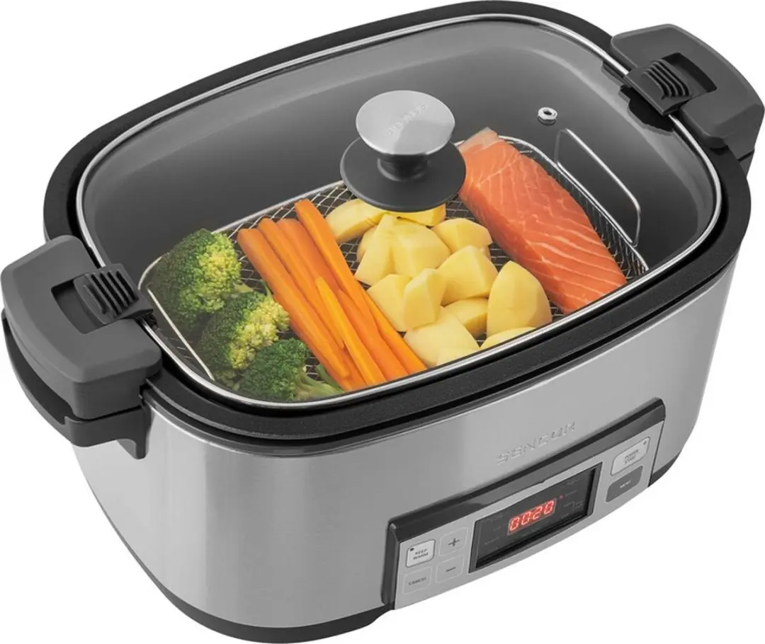 Sencor SPR 5500SS MultiCooker 7L - 1350W - Zilver - afbeelding 6 van 6