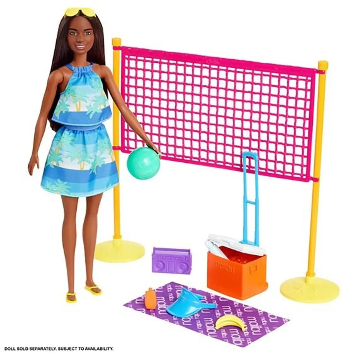 Barbie Malibu Speelset GYG18 - Multicolor