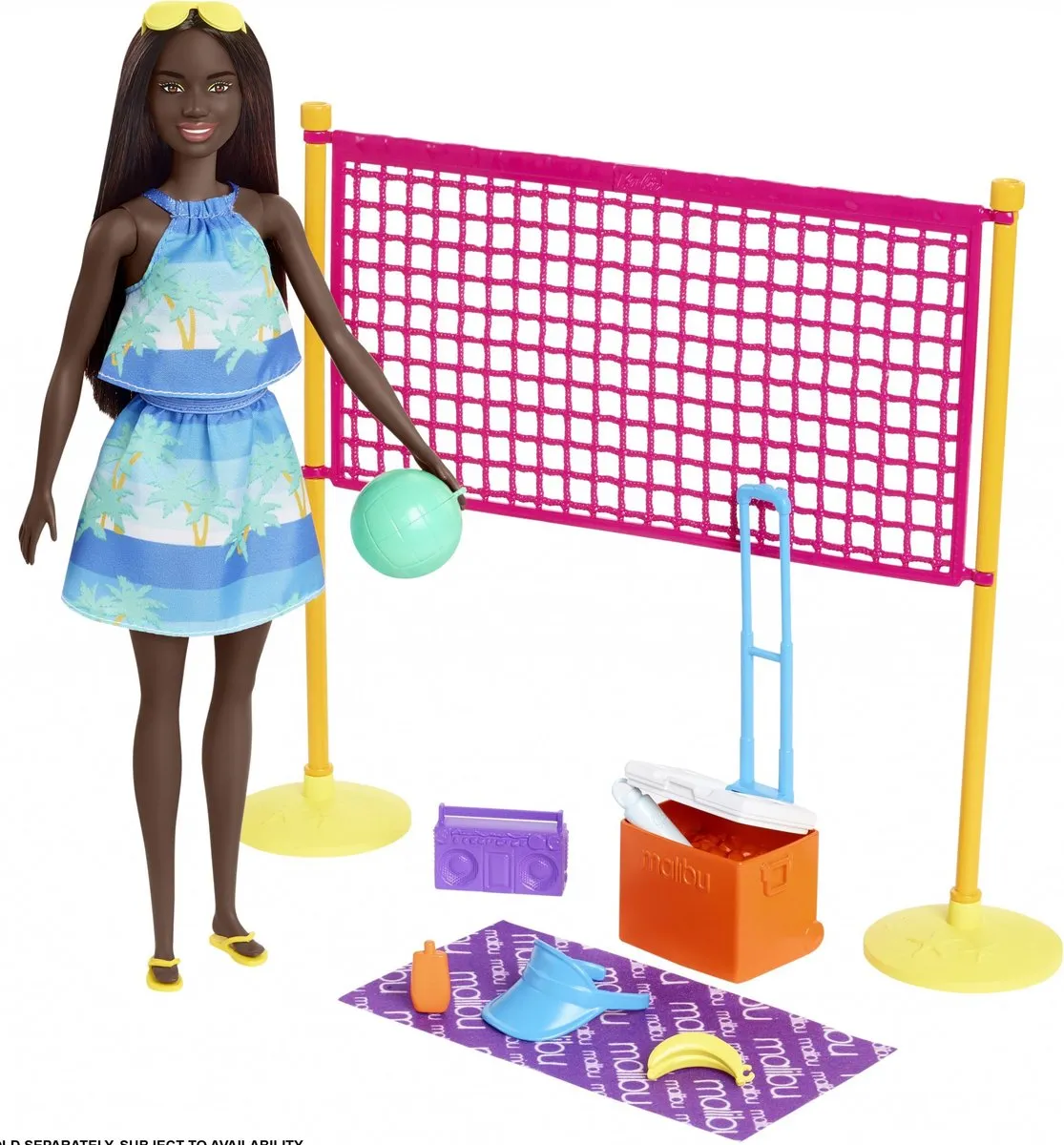 Barbie Malibu Speelset GYG18 - Multicolor - afbeelding 6 van 6
