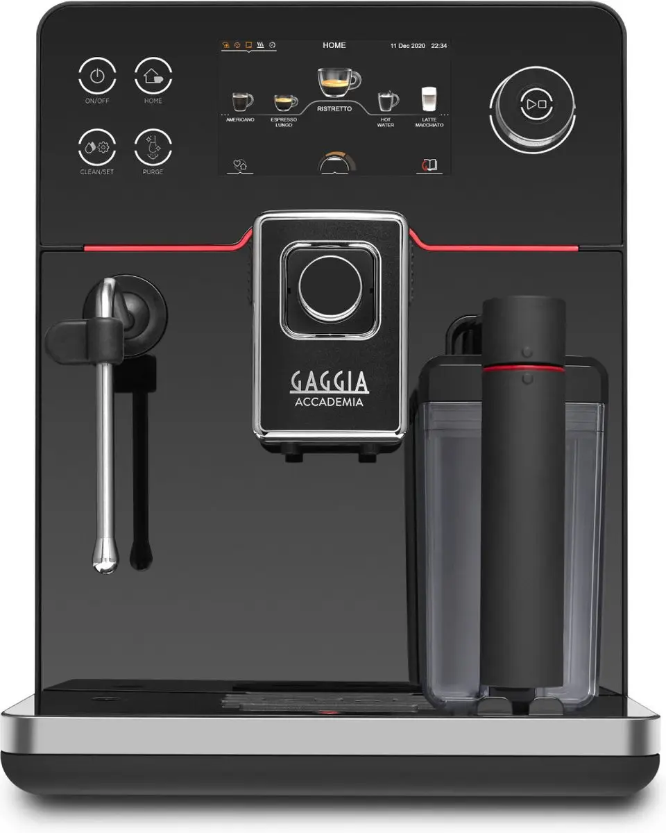 Gaggia Accademia RI9781/01 Volledig Automatische Koffiemachine - 19 Programma's - Zwart