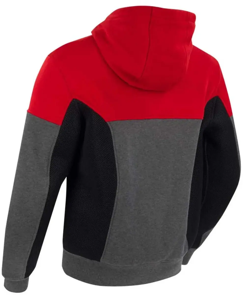 Bering Hoodiz Vented Jas - Antraciet Rood M