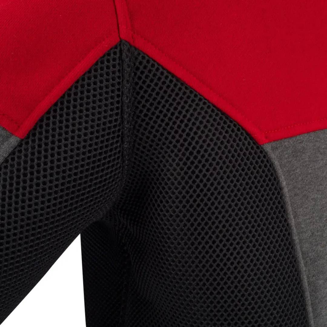 Bering Hoodiz Vented Jas - Antraciet Rood M