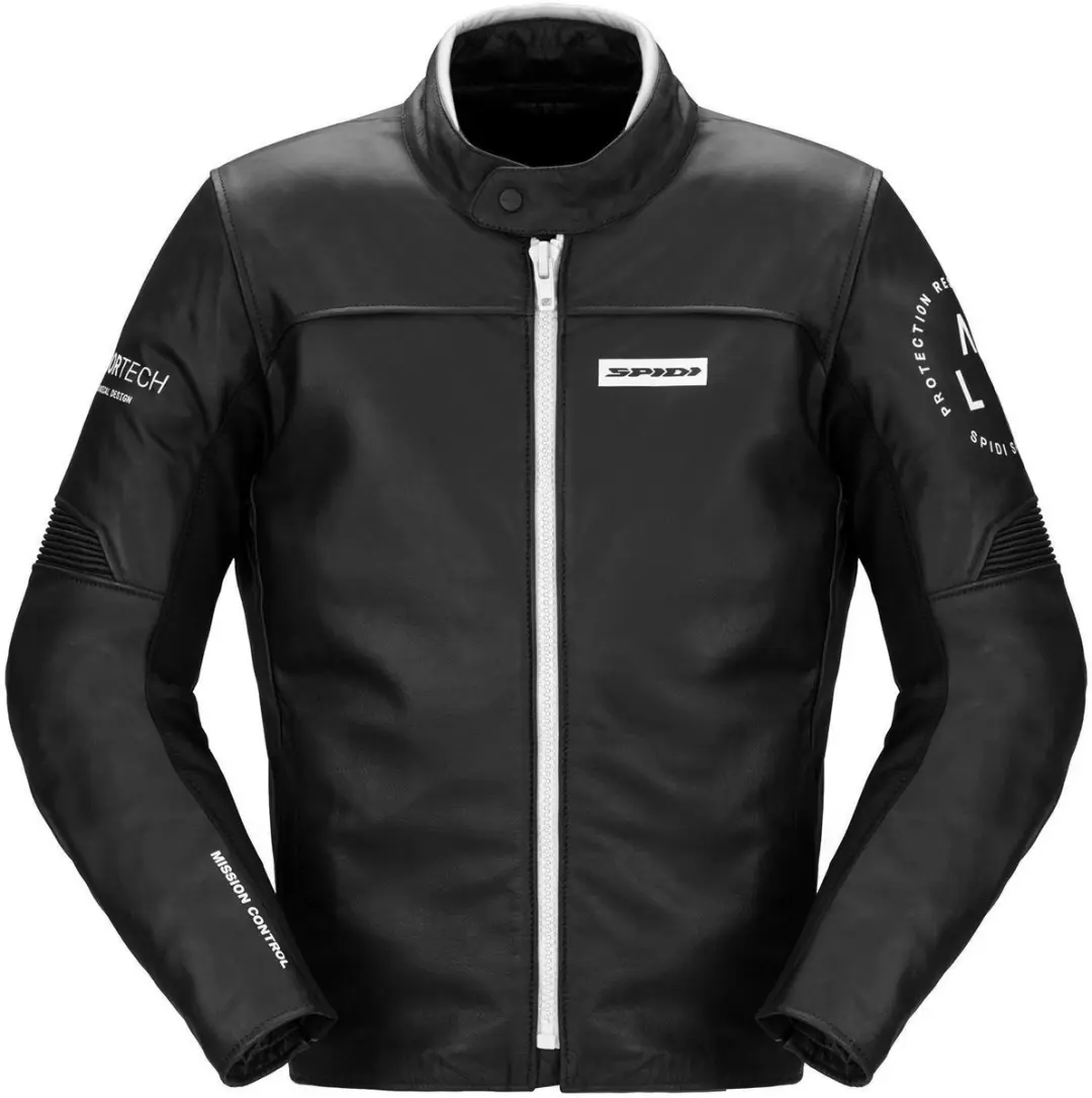 Spidi Genesis Zwart Wit Motorjas