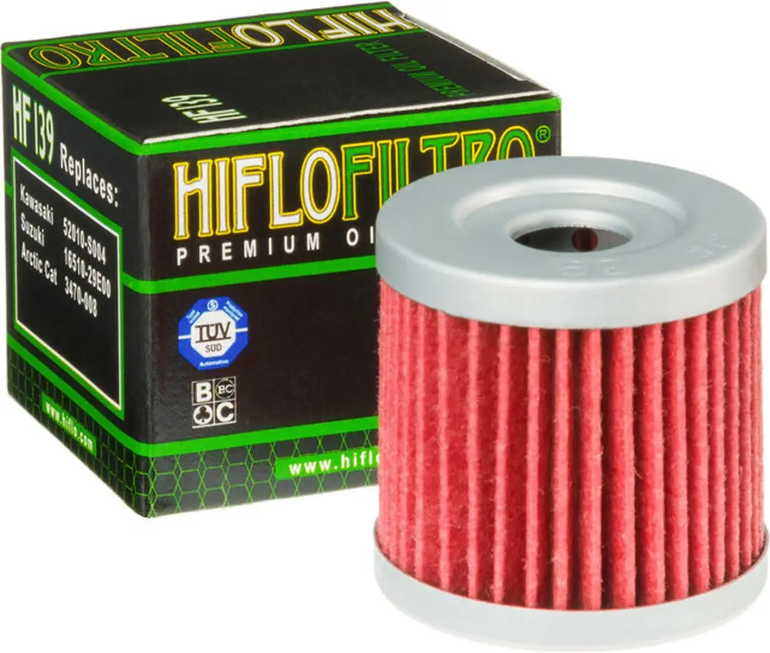 HifloFiltro Oliefilter Kawasaki KLX 400 SR 2003-2004 - Rouge