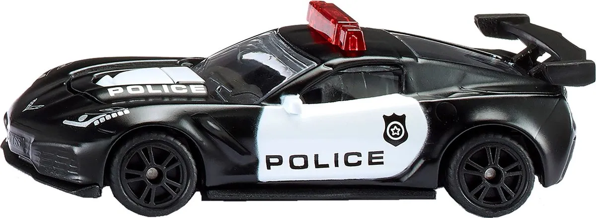 SIKU 1545 Chevrolet Corvette ZR1 Politie - Blauw