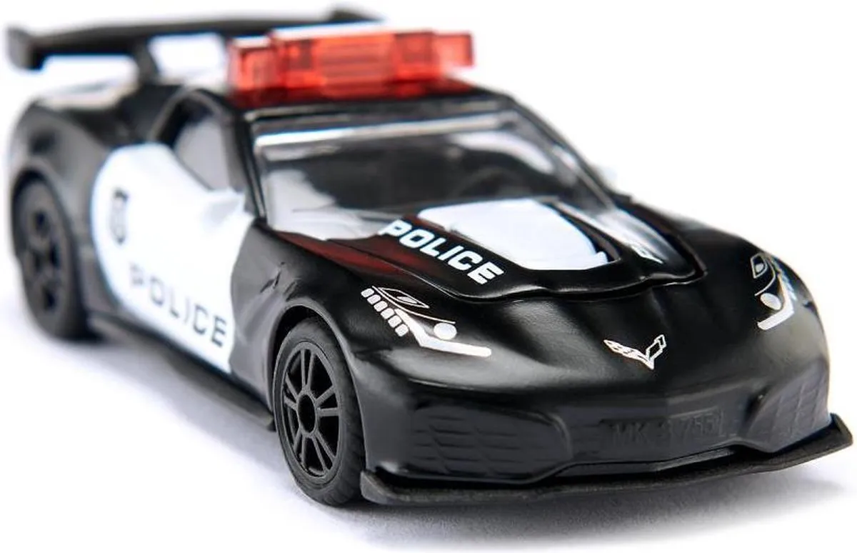 SIKU 1545 Chevrolet Corvette ZR1 Politie - Blauw