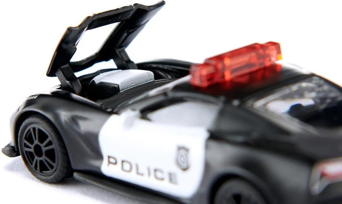 SIKU 1545 Chevrolet Corvette ZR1 Politie - Blauw