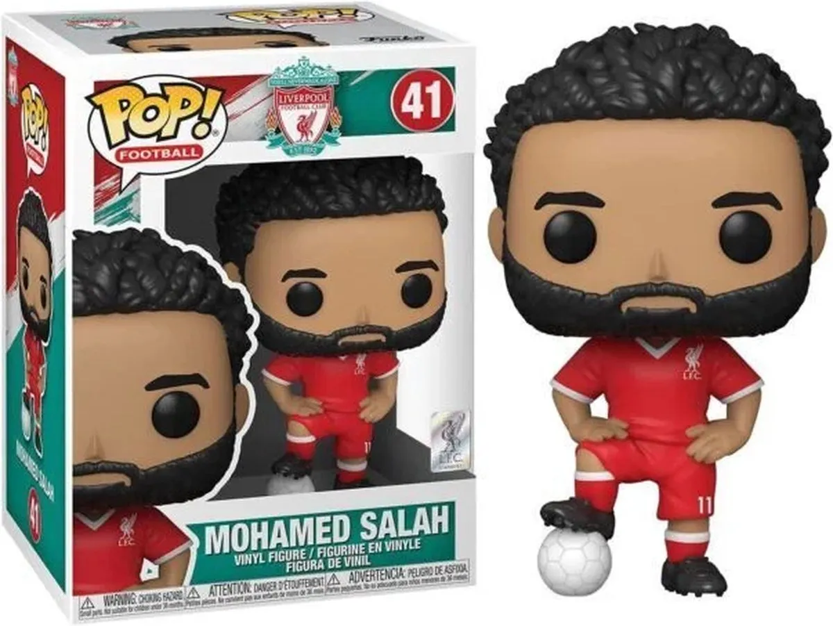 Funko Pop Football Liverpool - Mohamed Salah #41 - Multi