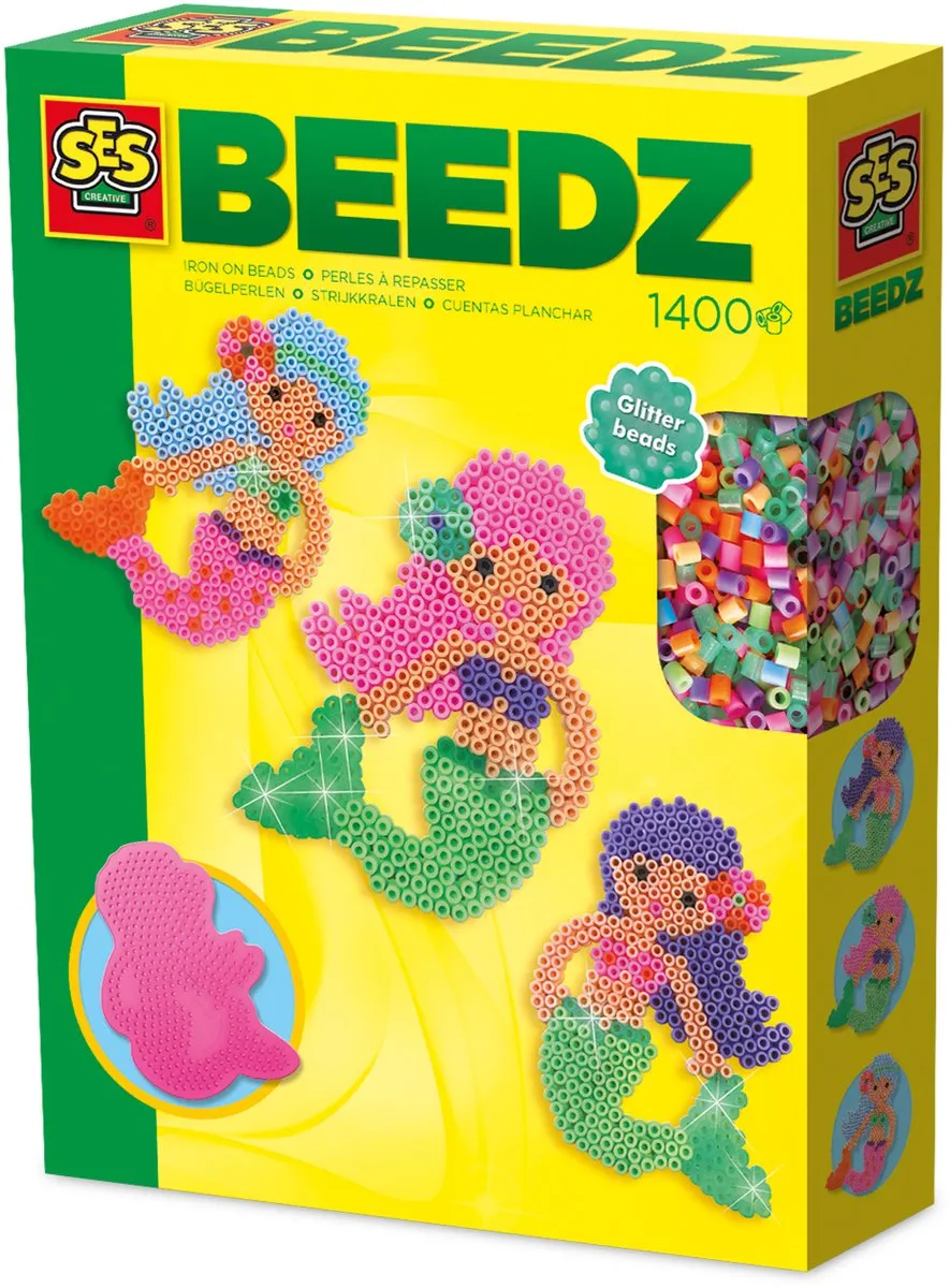 SES Creative Beedz Zeemeermin Strijkkralen