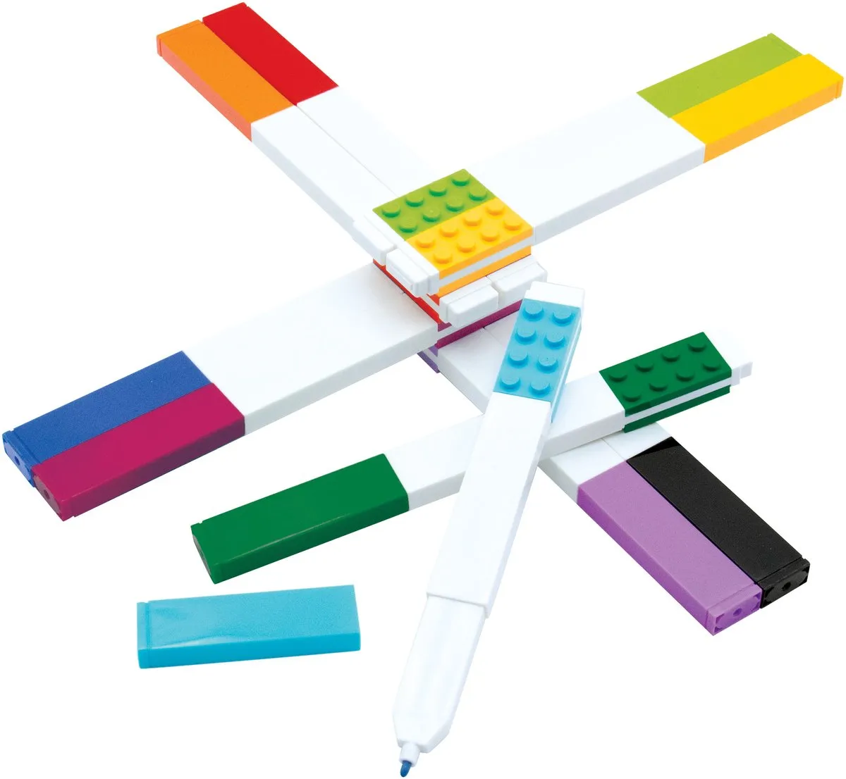 LEGO Stiften - 10 Stuks Multicolor