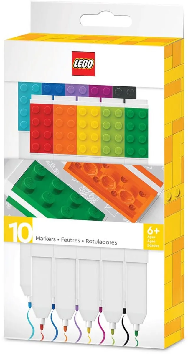 LEGO Stiften - 10 Stuks Multicolor