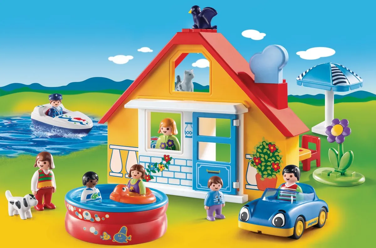 Playmobil 1.2.3 Holiday Cottage 9527