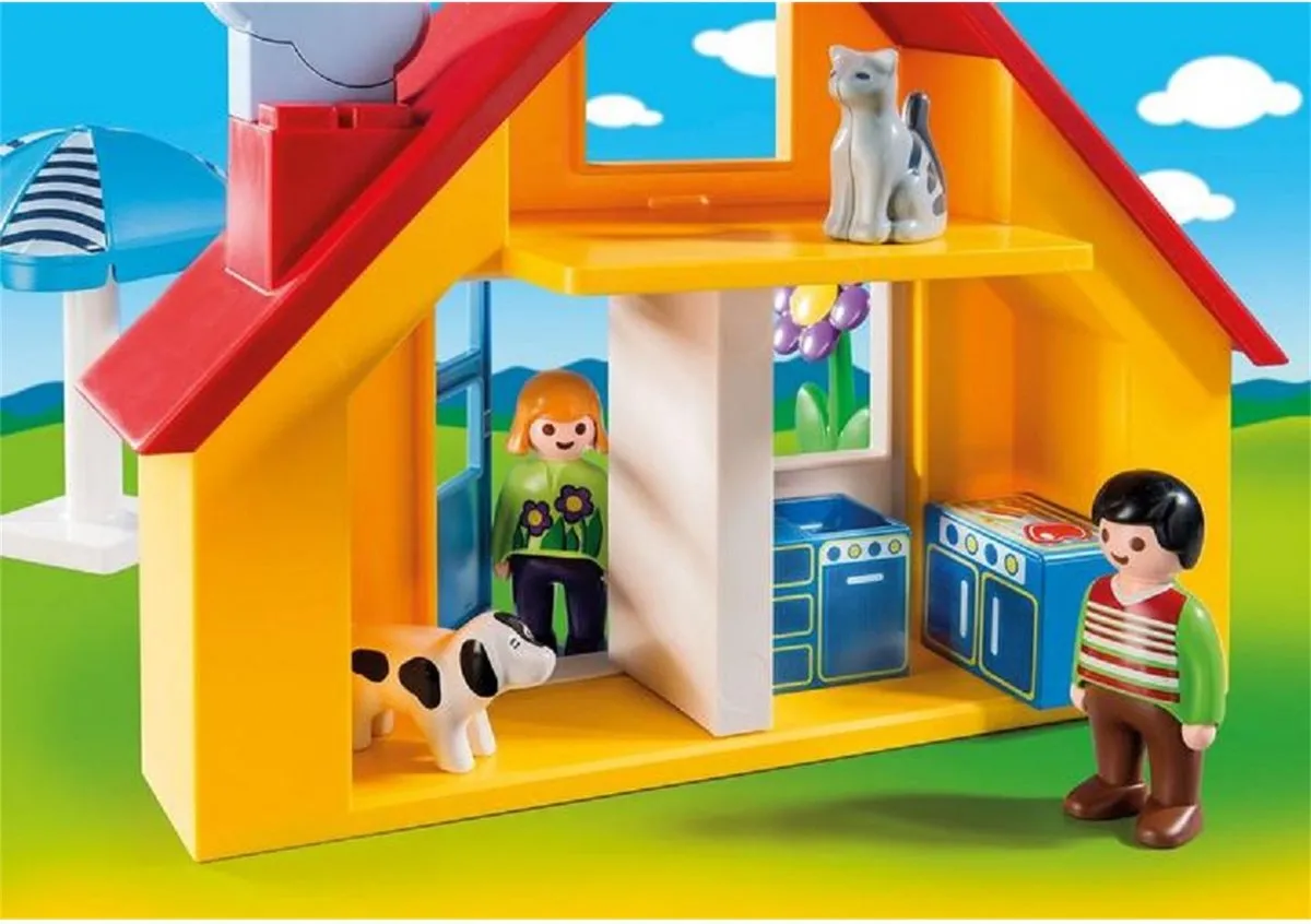 Playmobil 1.2.3 Holiday Cottage 9527