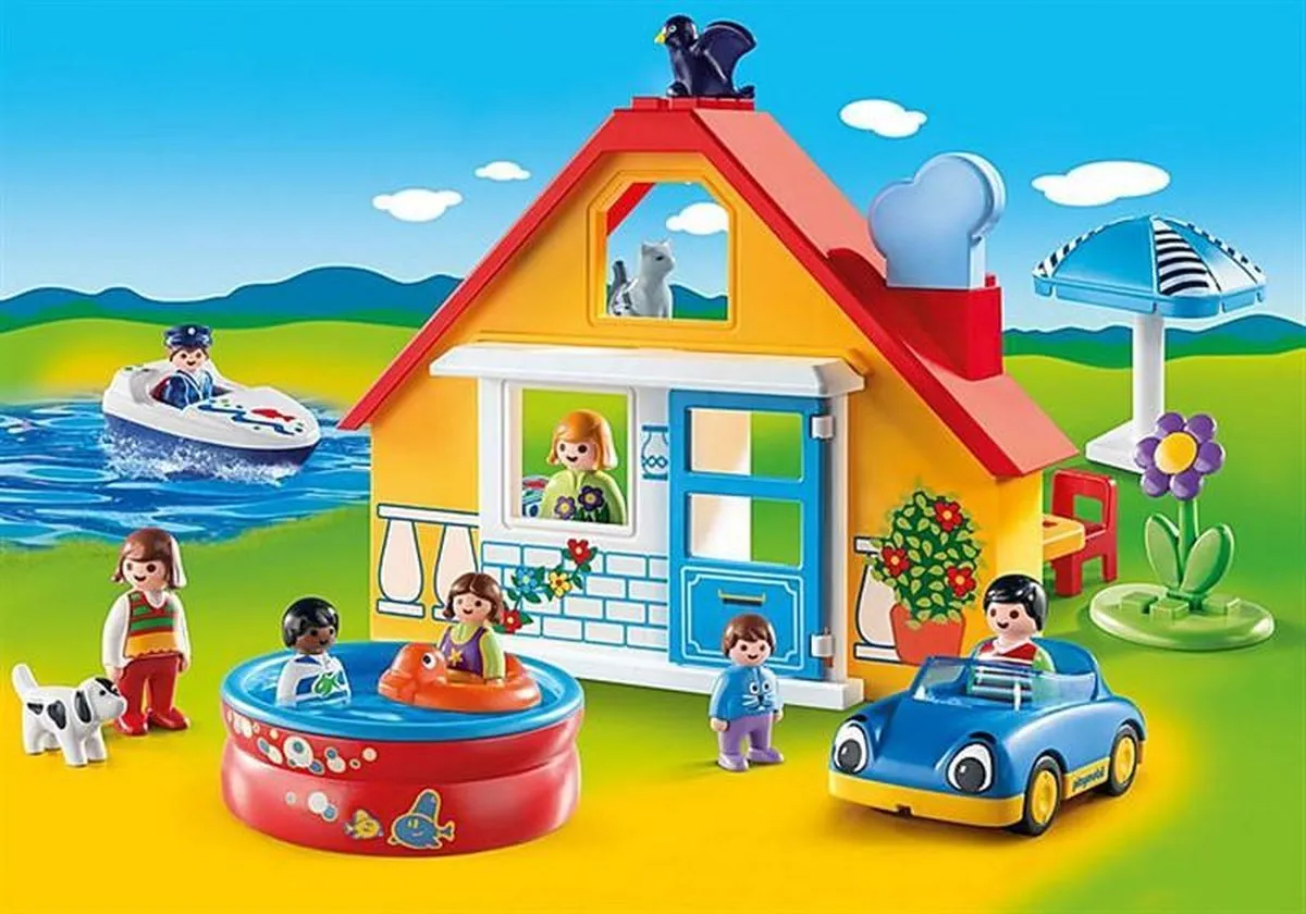 Playmobil 1.2.3 Holiday Cottage 9527 - afbeelding 6 van 6