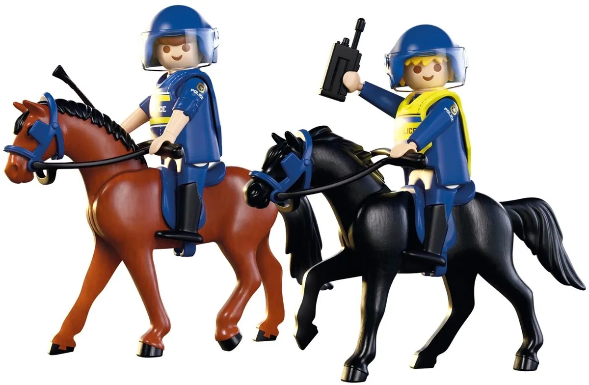 Playmobil Action Heroes Politie te Paard 71877 - Multicolor