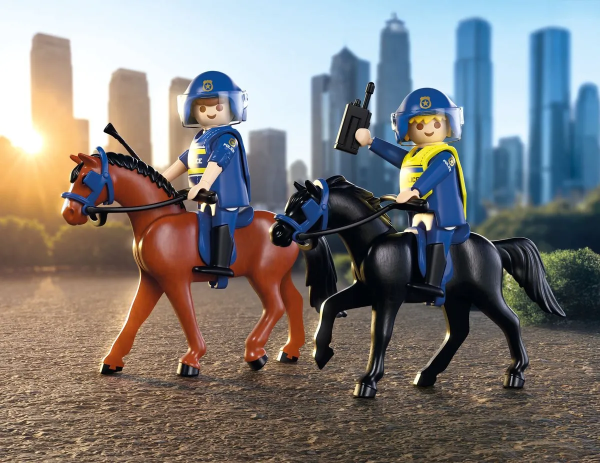 Playmobil Action Heroes Politie te Paard 71877 - Multicolor - afbeelding 6 van 6