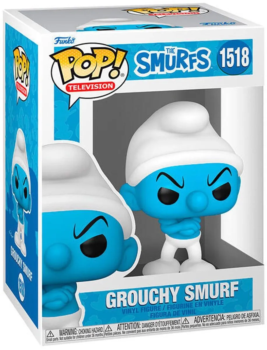 Funko POP! The Smurfs Grouchy Smurf #1518 - Veelkleurig
