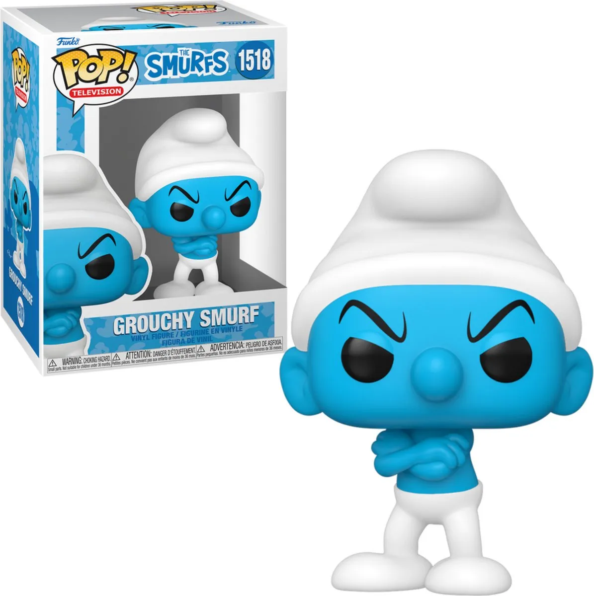 Funko POP! The Smurfs Grouchy Smurf #1518 - Veelkleurig