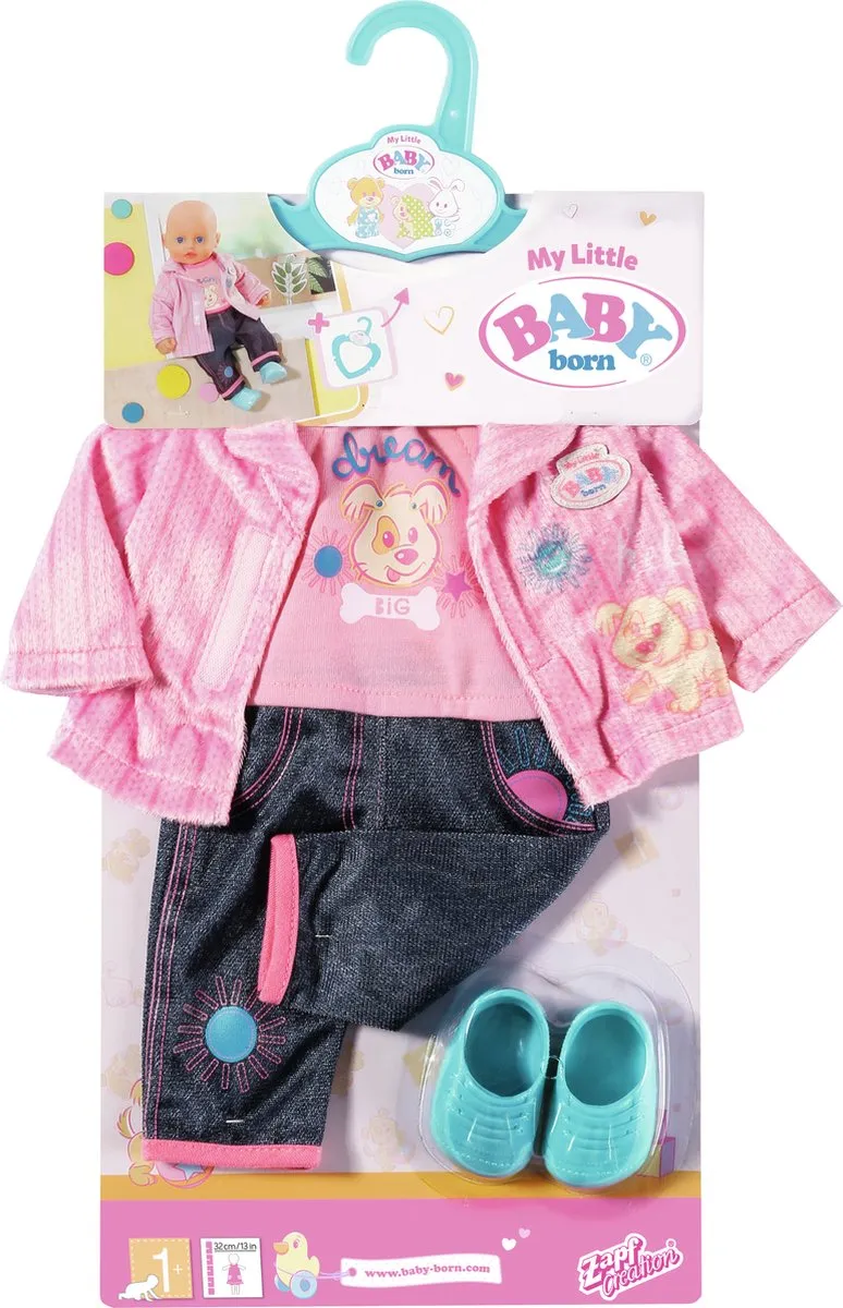 Baby Born Little Kinderdagverblijf Poppenkleding 32cm - Roze