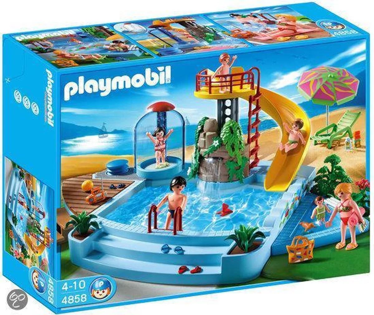 Playmobil Openluchtzwembad met glijbaan 4858