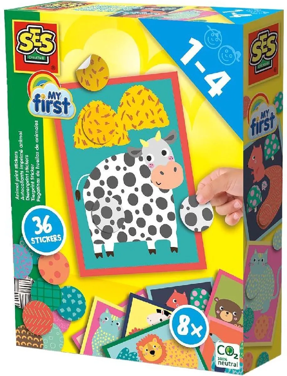 SES Creative My First Dierenprint Stickers