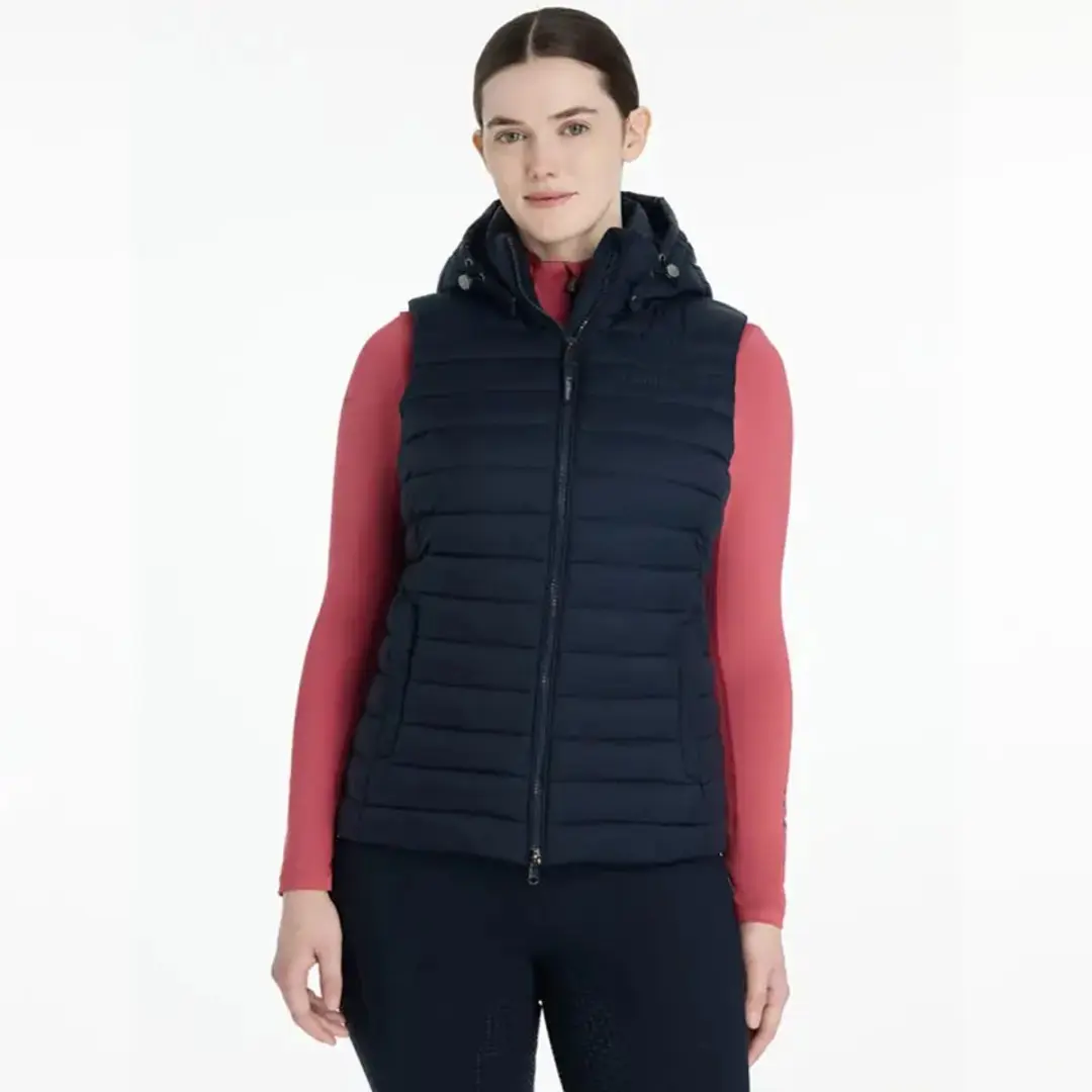 LeMieux Puffer Bodywarmer - 38 - Navy - afbeelding 4 van 5