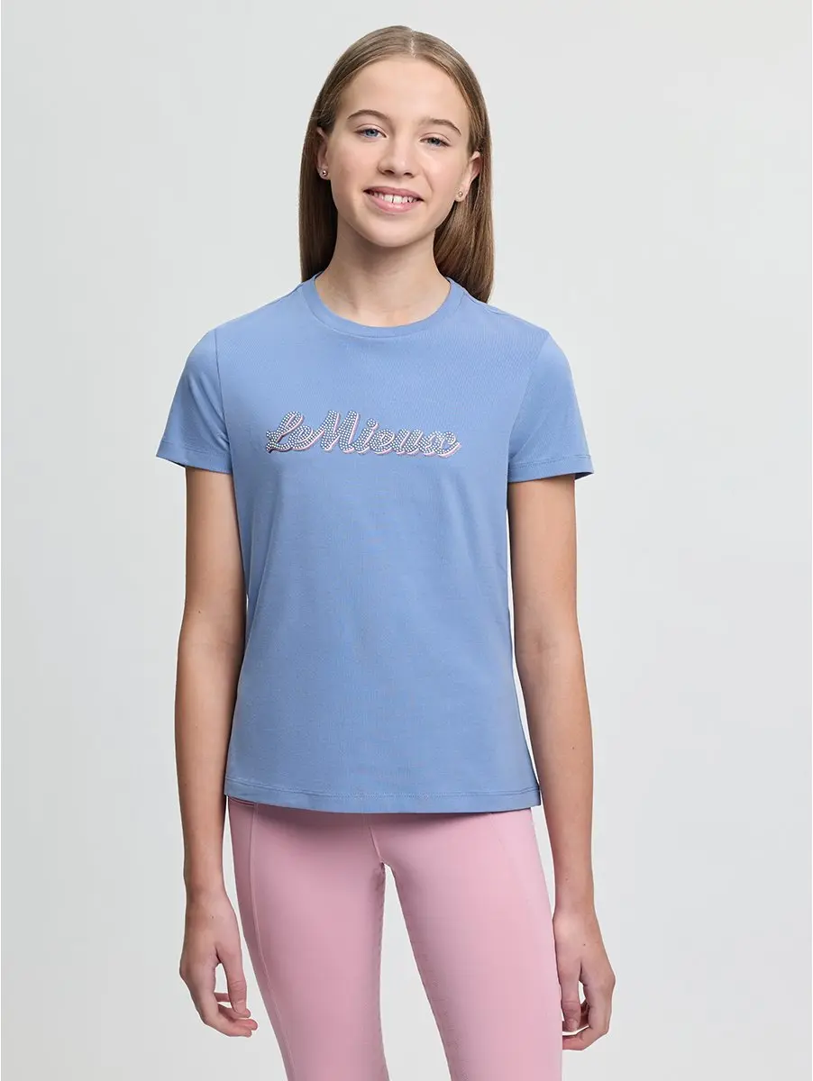 Lemieux Shirt Lemieux Young Rider Arianna Kids Lichtblauw