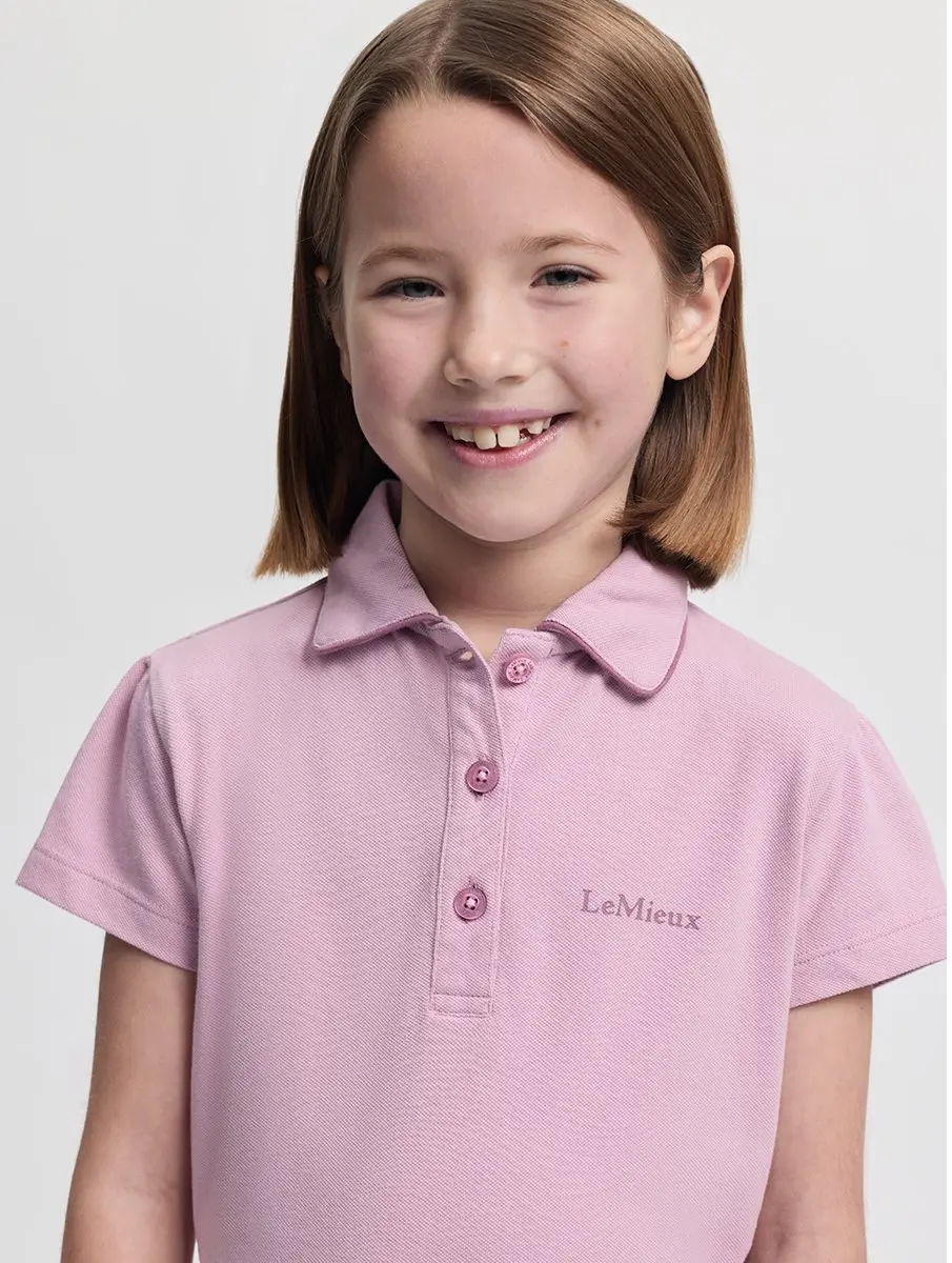 Lemieux Polo Mini Kids Lichtroze - 110-116 - afbeelding 4 van 6