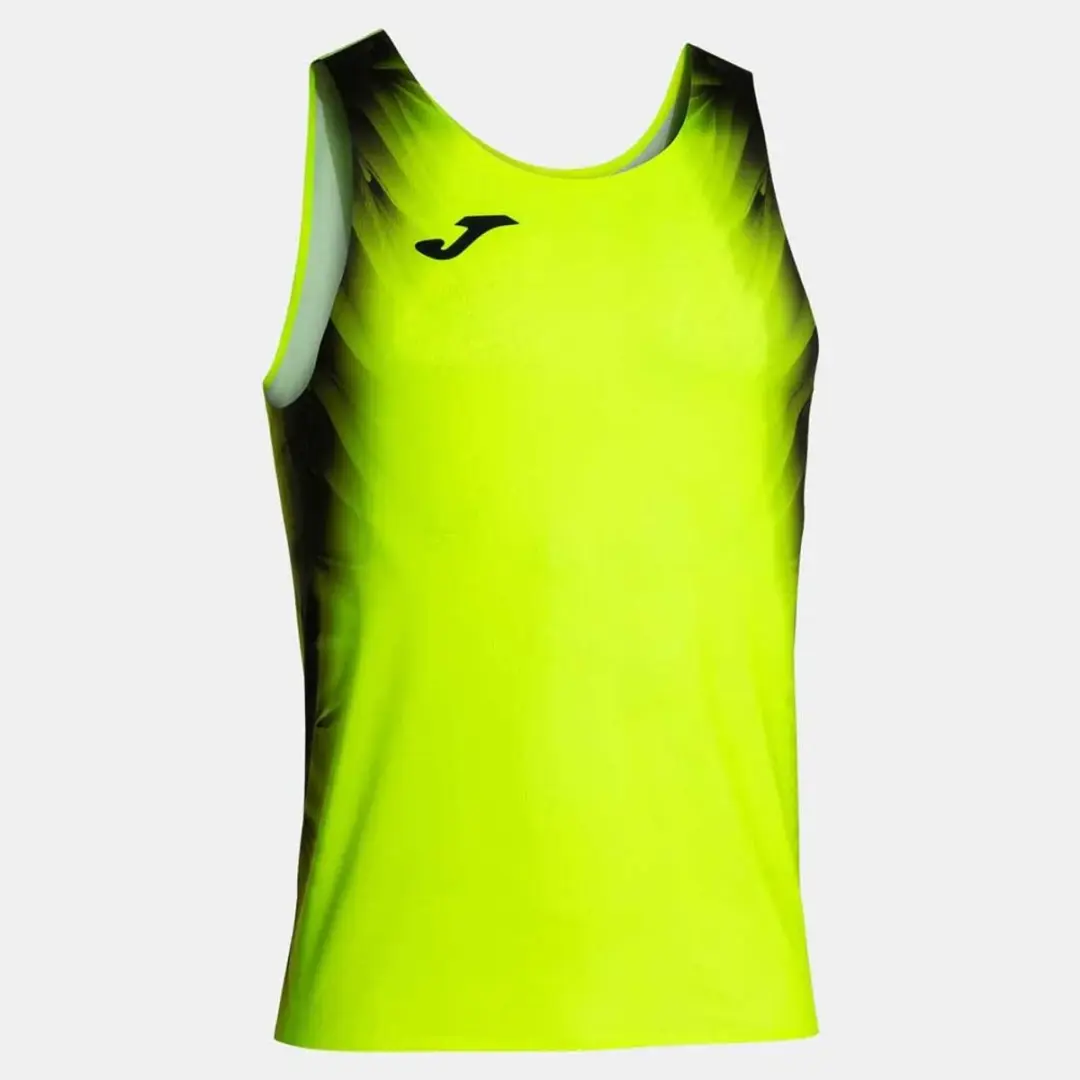 Joma Elite Xi Mouwloos T-shirt - L - Fluor Yellow/Black