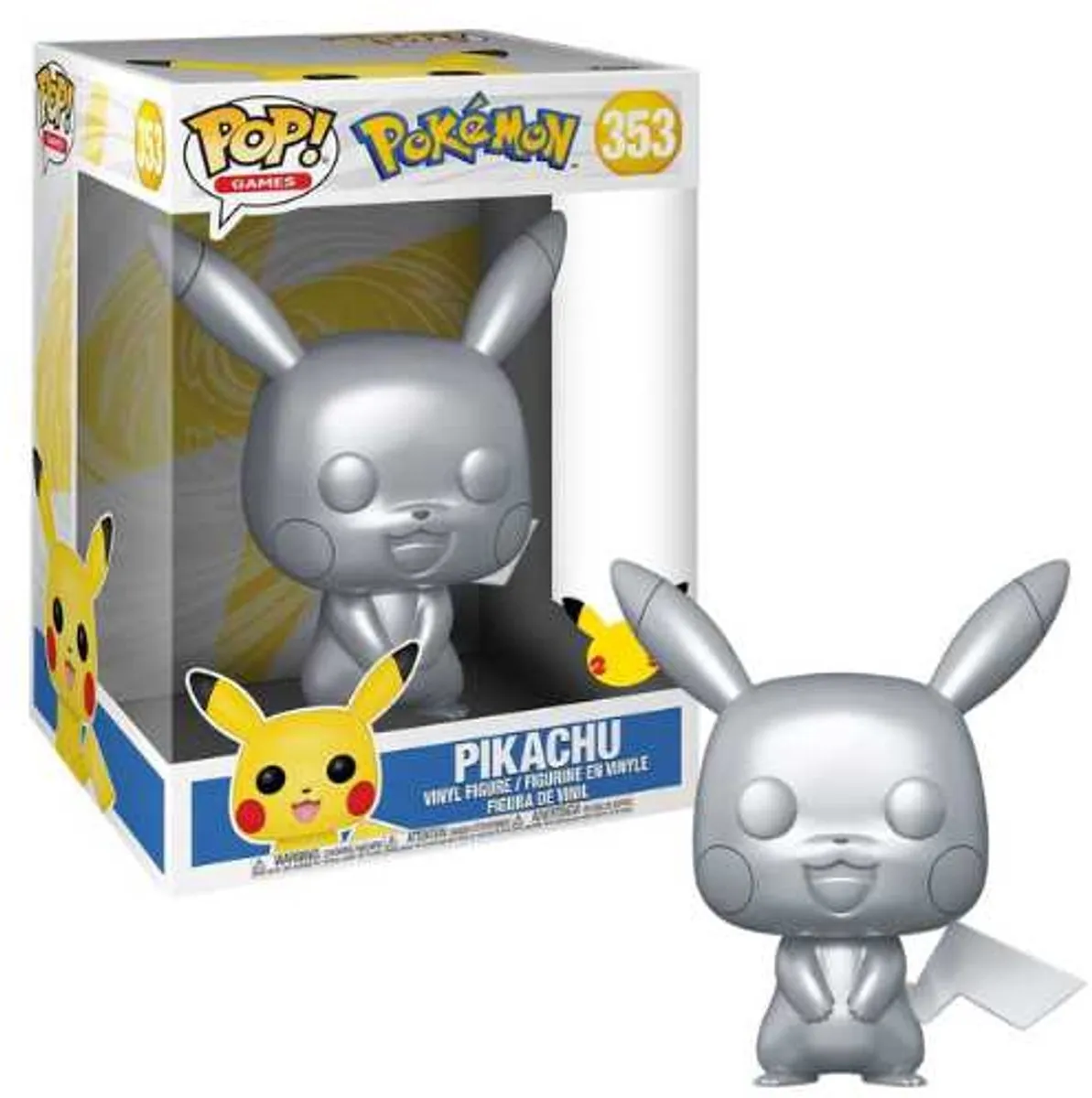 Funko Pop! Pokémon Pikachu Silver