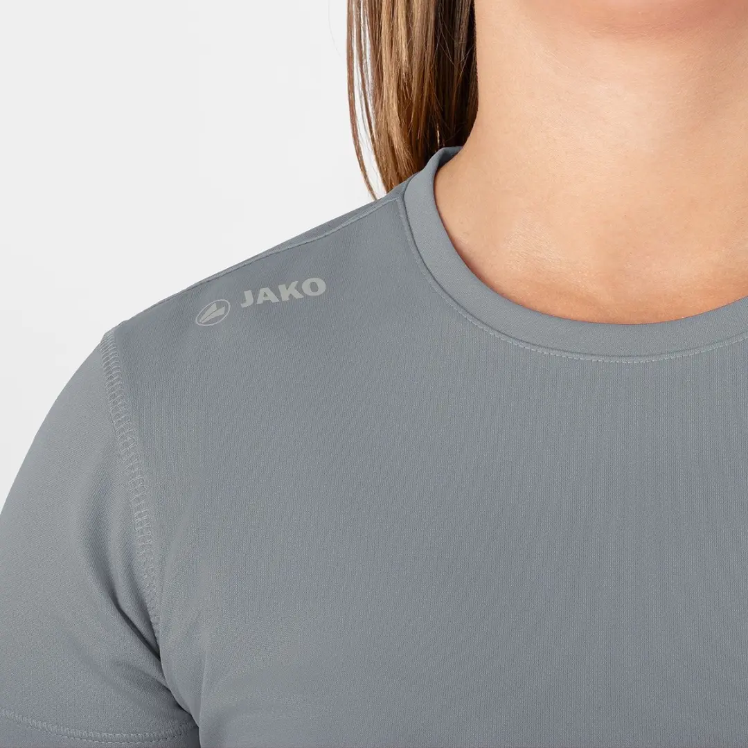 JAKO Run 2.0 T-Shirt Dames - Steengrijs Maat 40