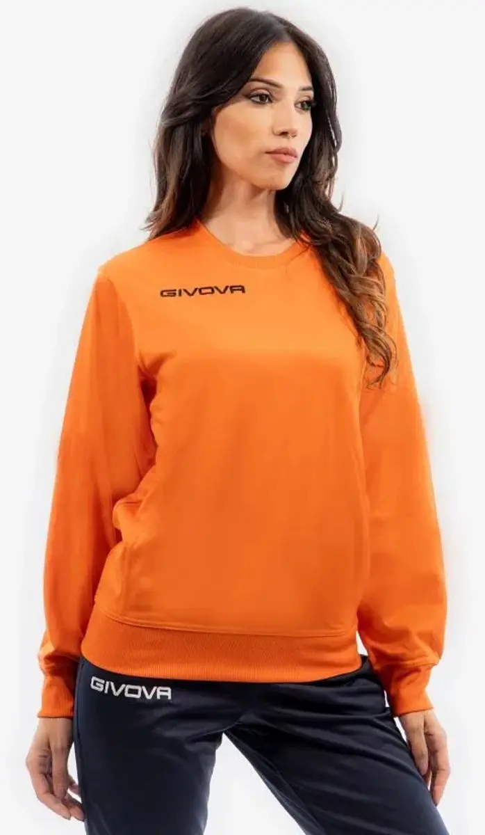 Givova Polarfleece One Sportsweatshirt - L - Oranje - afbeelding 5 van 6