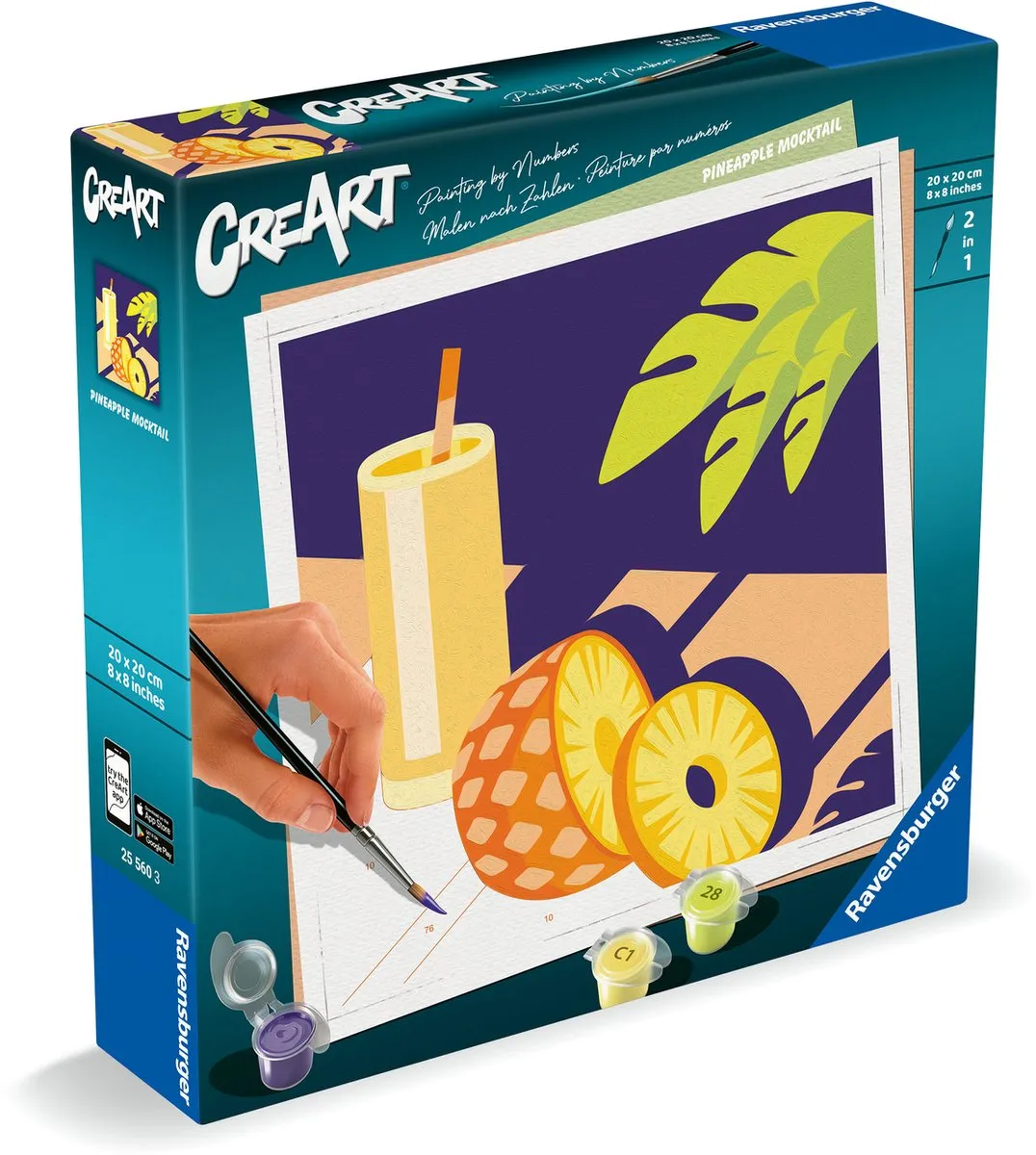 Ravensburger Schilderen op Nummer Set Ananas