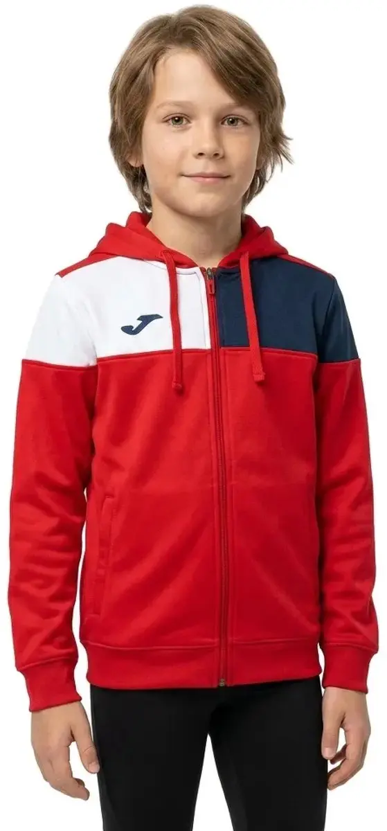 Joma Crew V Sweatshirt - Rood - 4-5 jaar