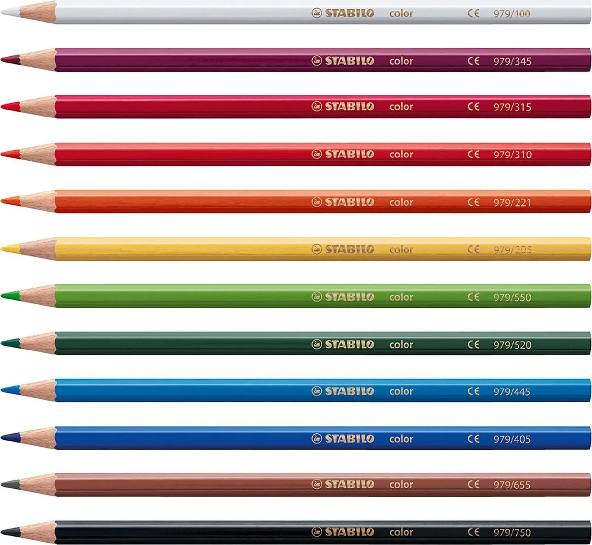 STABILO Arty Kleurpotloden - 12 Stuks - Metal Etui