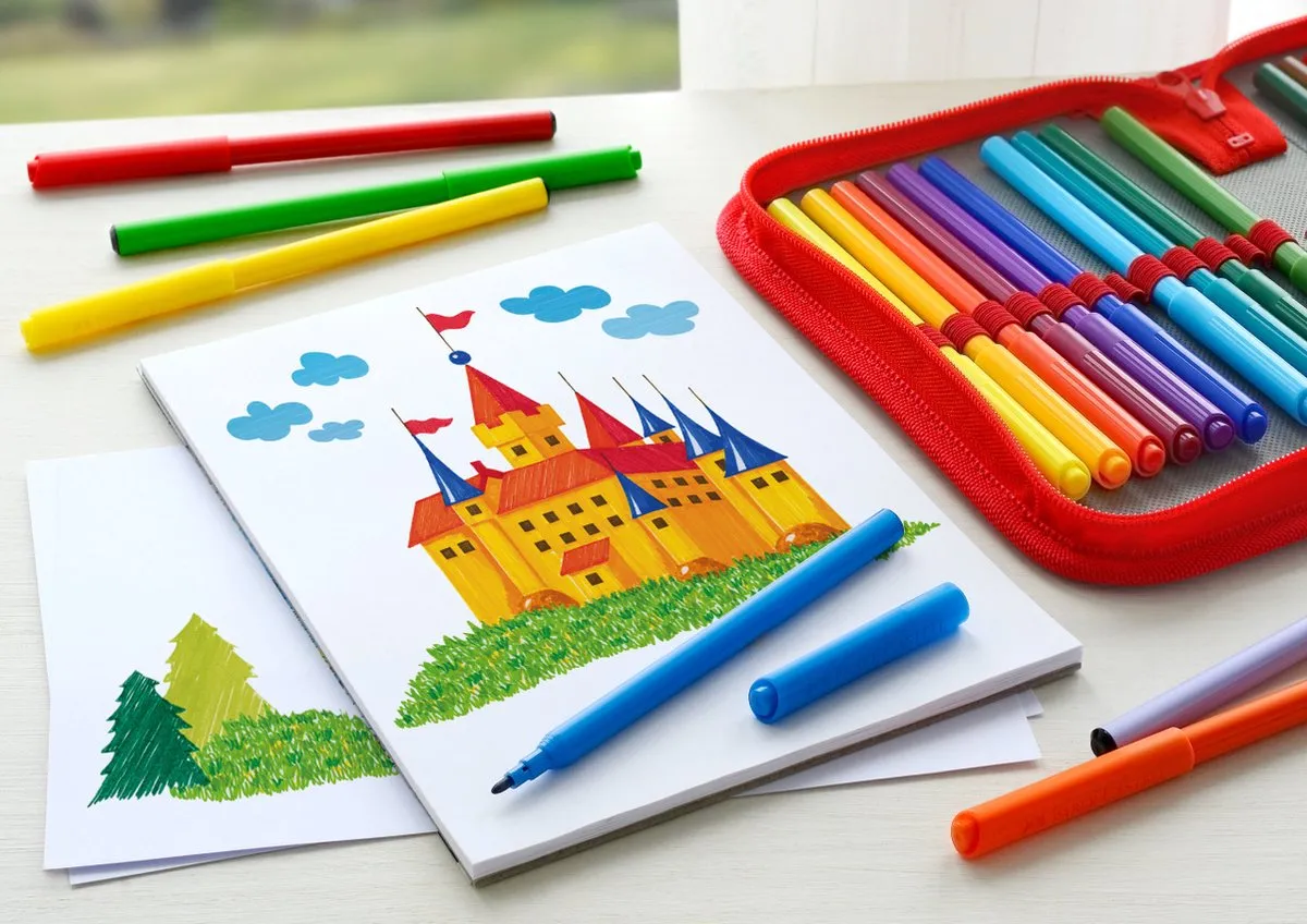 Faber-Castell Viltstiften FC-554201 - 12 Stuks