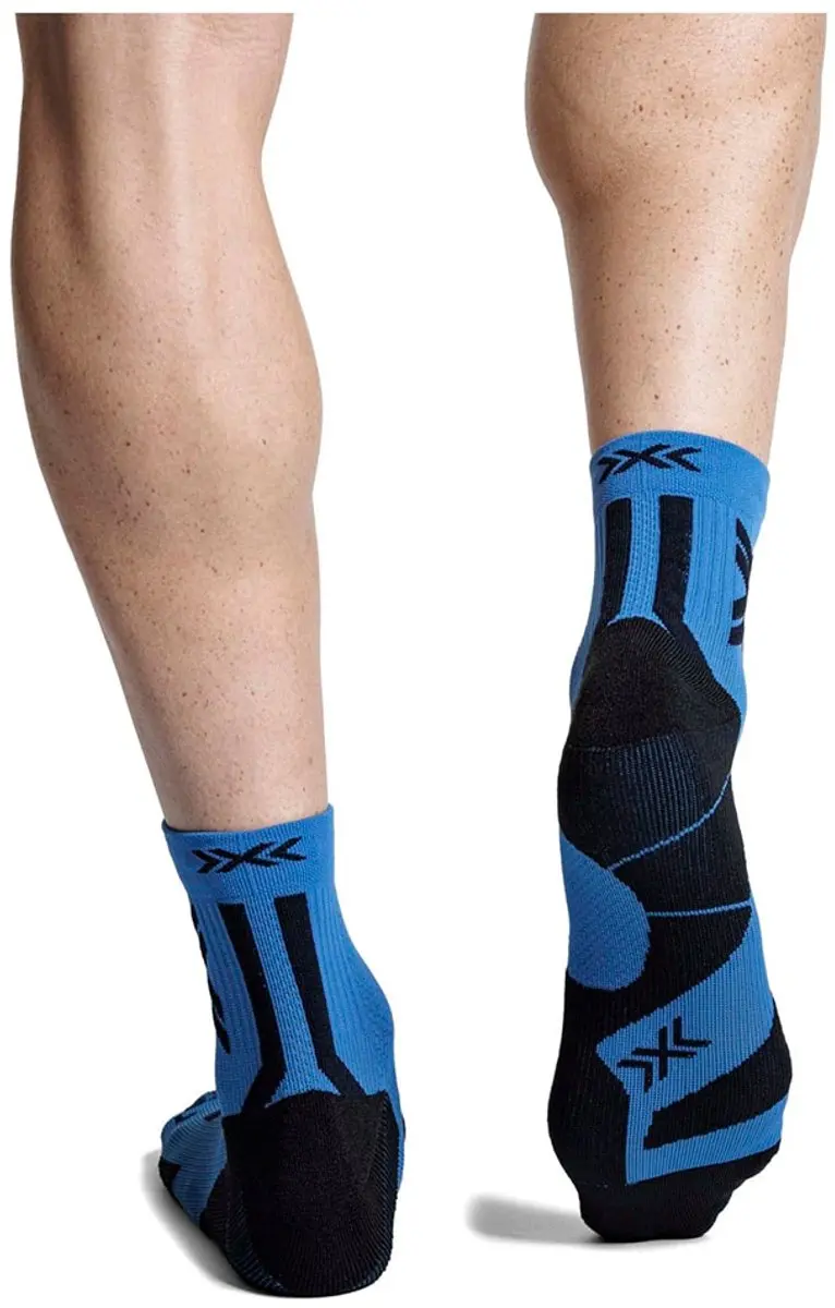 X-Bionic X-Socks Trailrun Discover Ankle Sokken - Mineral Blue/X Black