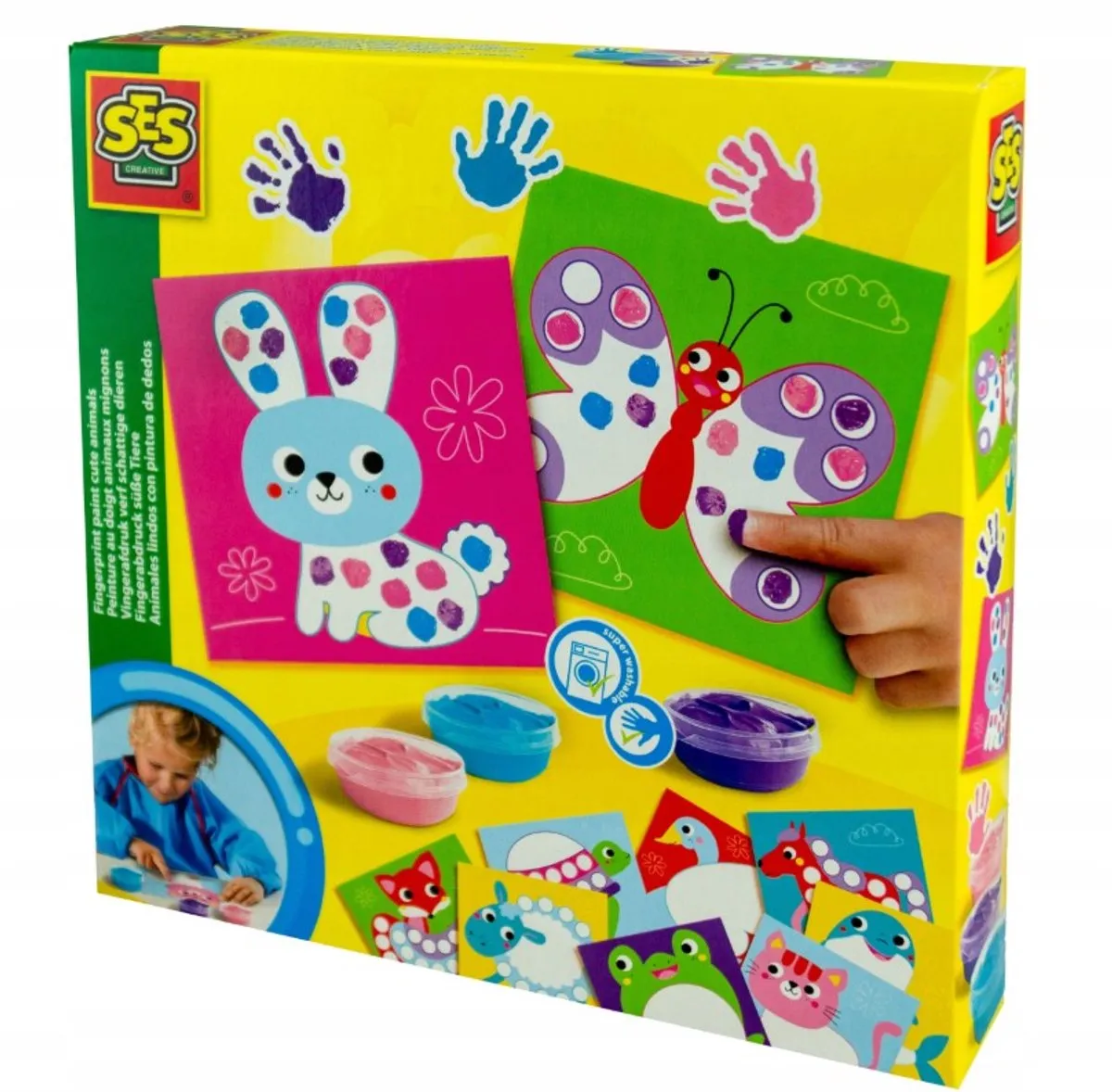SES Creative My First Vlinder Stippen Vingerverfset