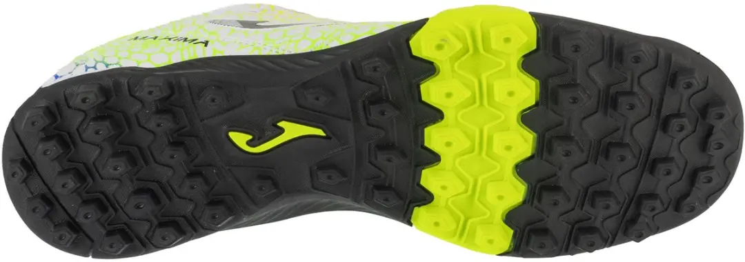 Joma Maxima 25 MAXW TF Voetbalschoenen - Wit/Geel - 43 - afbeelding 4 van 5