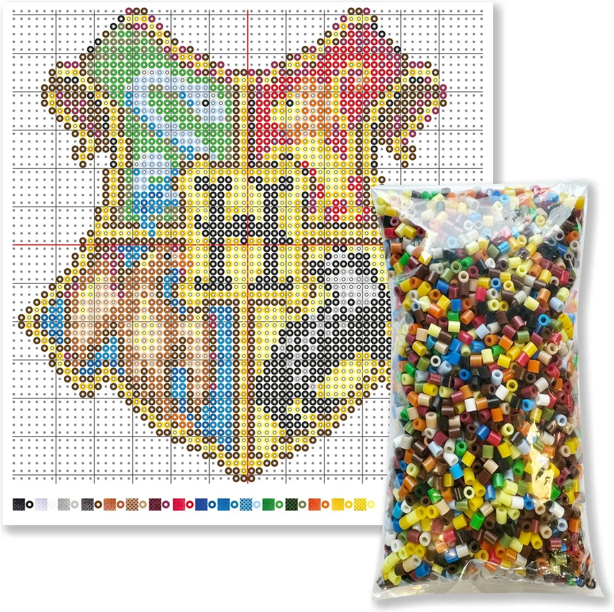 SES Creative Beedz Harry Potter Hogwarts Schild Strijkkralen 4000 Stuks