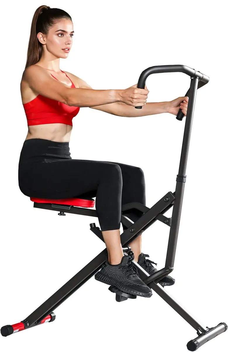 Sportnow Upright Exercise Bike-Metaal, Kunststof-105L x 57B x 115H cm-Rood
