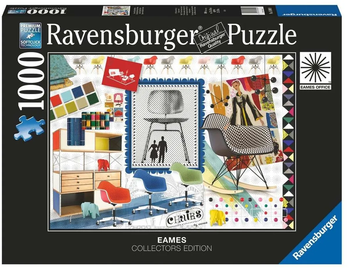 Ravensburger Eames Design Spectrum Legpuzzel 1000 Stuks - Multicolor