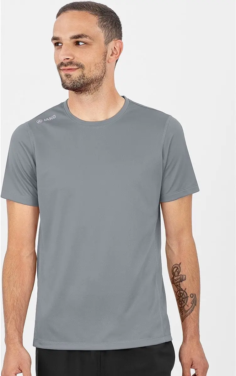 JAKO Run 2.0 T-Shirt Heren - Steengrijs XL - afbeelding 6 van 6