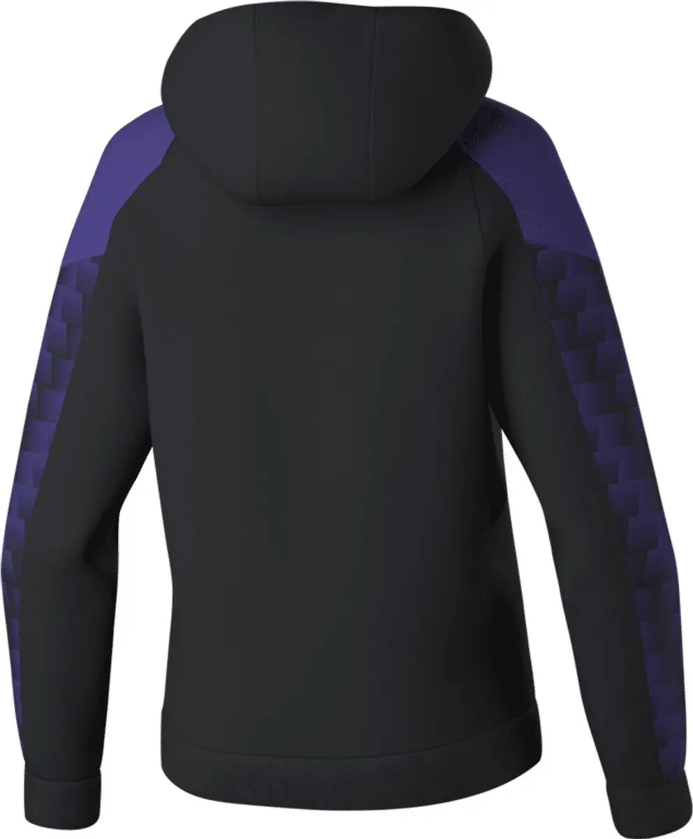 Erima Evo Star Sweatshirt Dames - Zwart/Paars - Maat 34